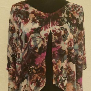 New without tags Thalia Butterfly Sleeve Floral Pr